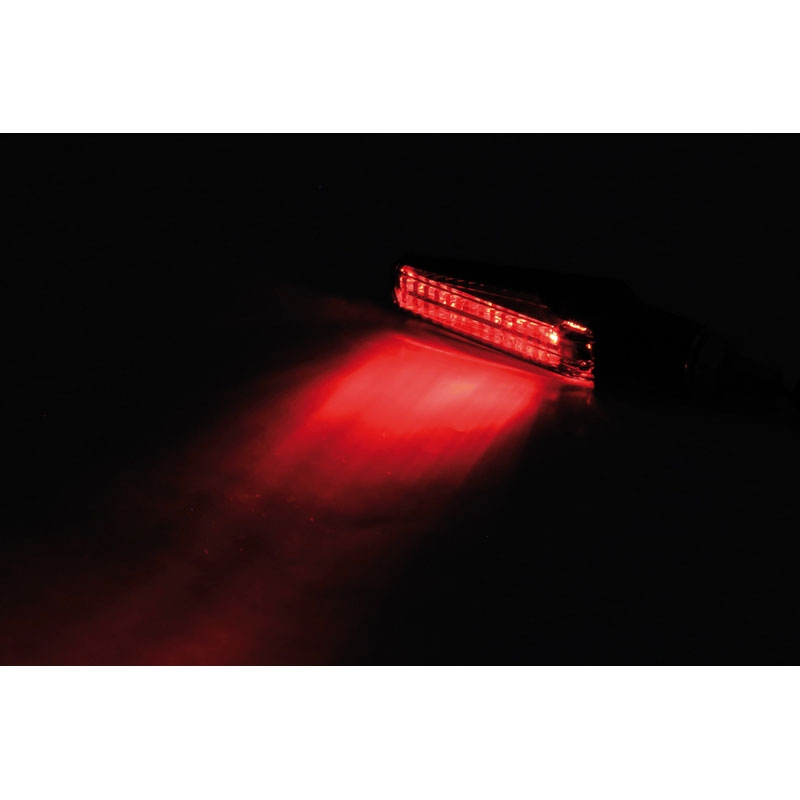Intermitentes para motocicleta Highsider Smart Fineline LED 3 en 1 negros