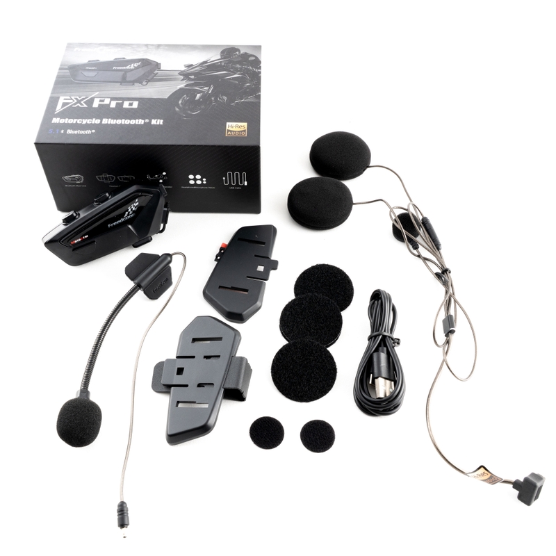 Intercomunicador Bluetooth FreedConn FX PRO Mesh MotoZem negro