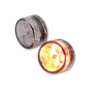 Intermitentes para motocicleta Highsider Smart Module Sixteen LED 3 en 1 gris humo