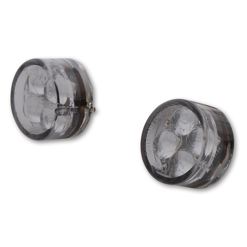 Intermitentes para motocicleta Highsider Smart Module Sixteen LED 3 en 1 gris humo