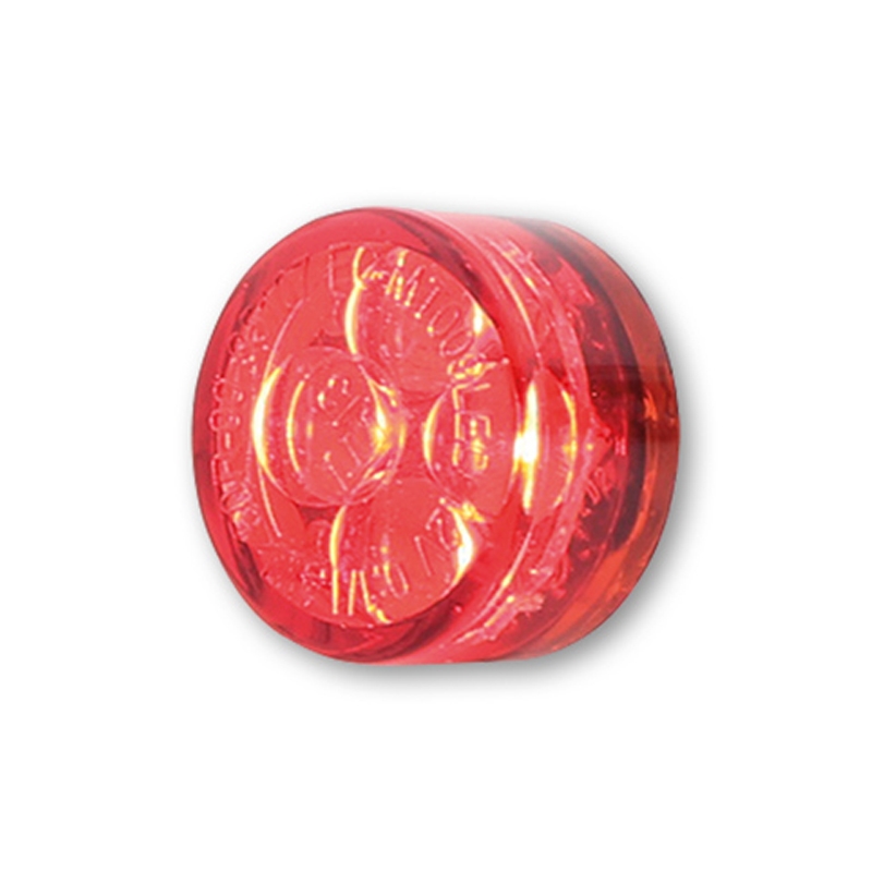 Luz trasera de motocicleta Highsider Smart Module Sixteen LED roja