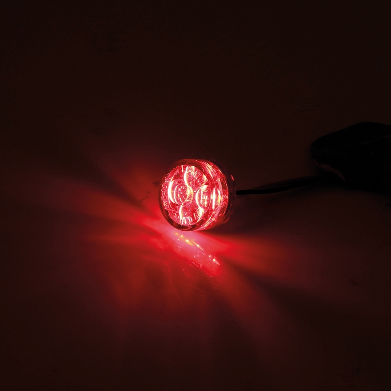 Luz trasera de motocicleta Highsider Smart Module Sixteen LED roja