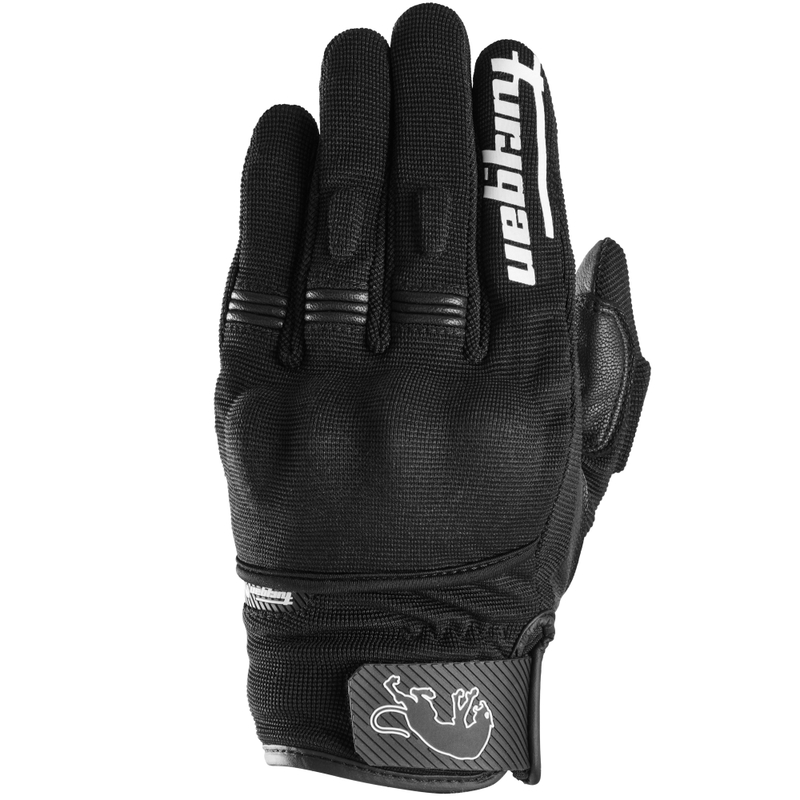 Guantes de moto Furygan Jet Lady D3O® Evo para mujer, color negro y blanco