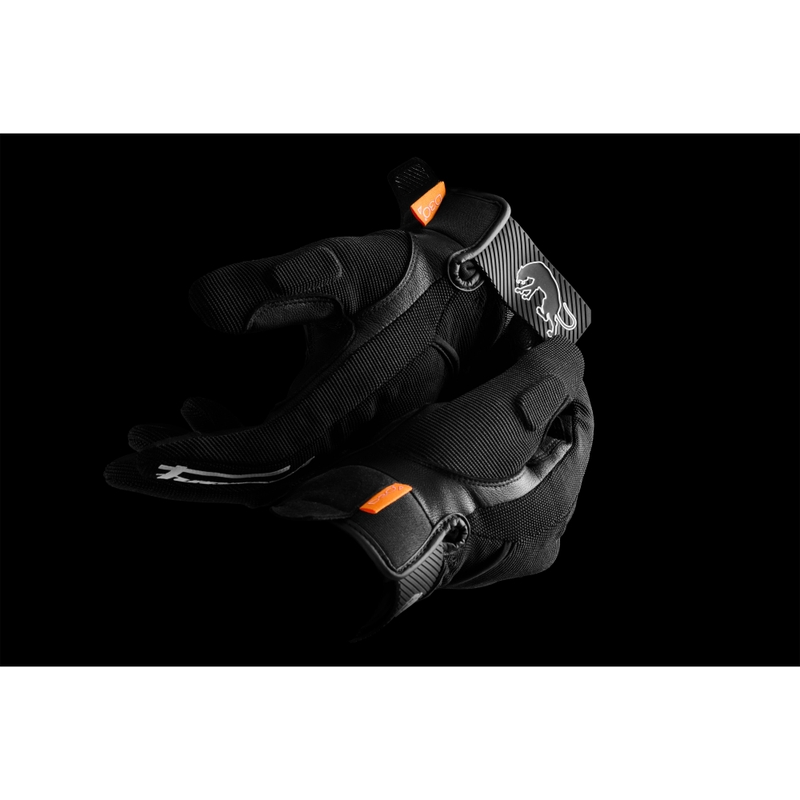 Guantes de moto Furygan Jet Lady D3O® Evo para mujer, color negro y blanco