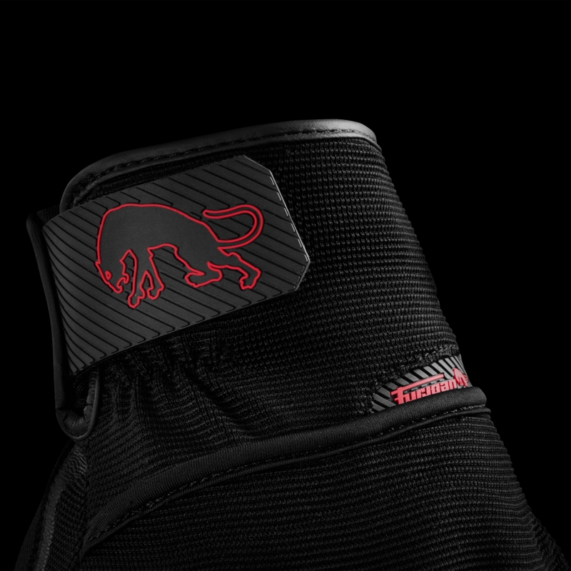 Guantes de moto Furygan Jet D3O Evo negro-rojo