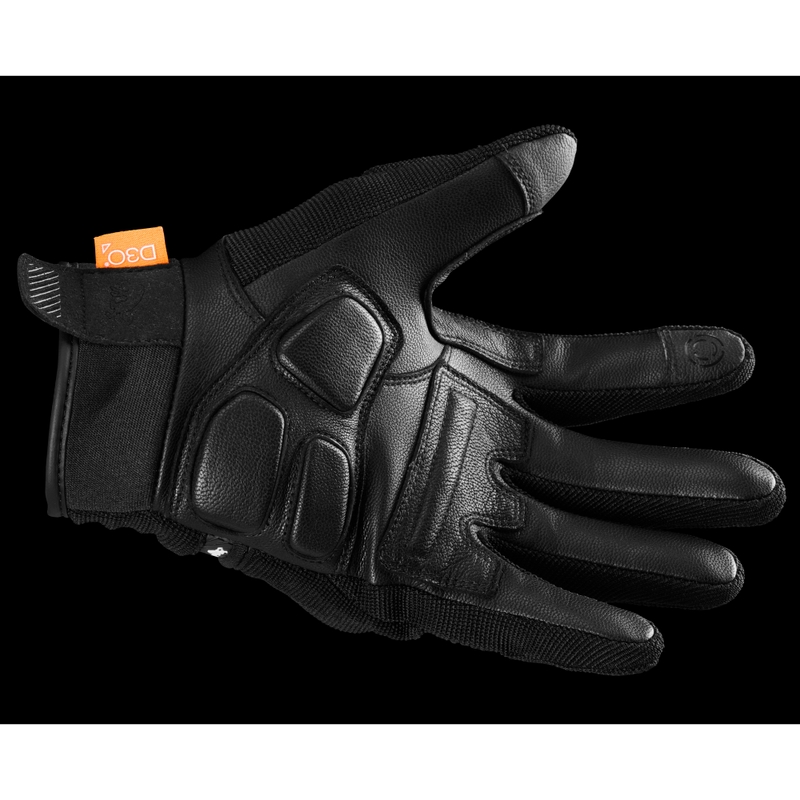 Guantes de moto Furygan Jet D3O Evo negro-rojo