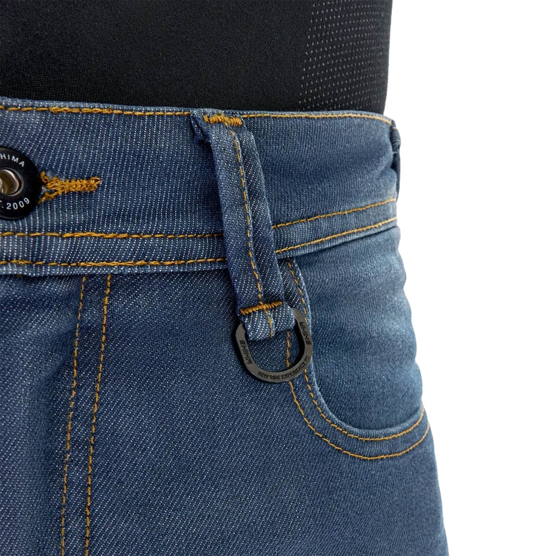 Vaqueros de moto para mujer Shima Ridge azul