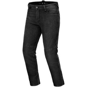 Vaqueros negros de moto Shima Ridge con corte extendido
