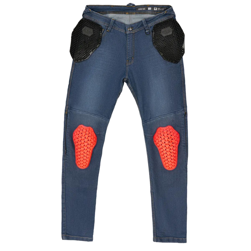 Vaqueros de moto Shima Ridge azules