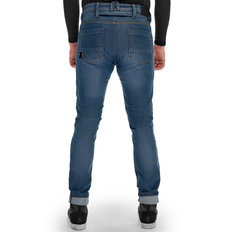 Shima Ridge Extended Biker Jeans Azul