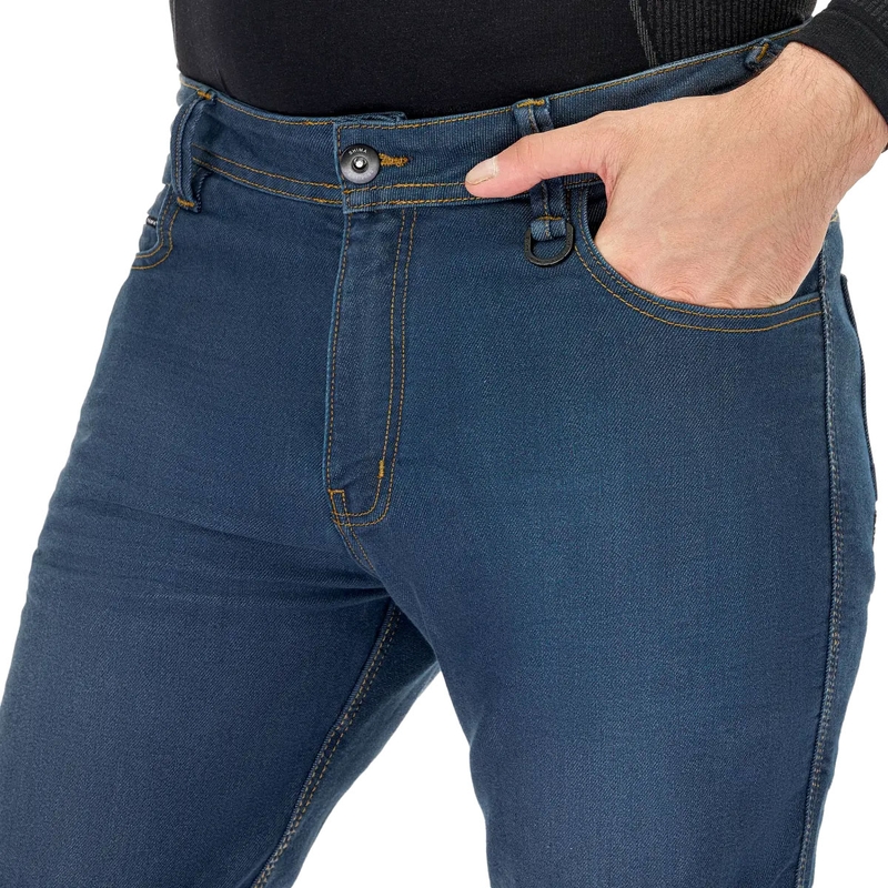 Shima Ridge Extended Biker Jeans Azul