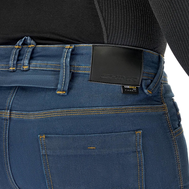Shima Ridge Extended Biker Jeans Azul