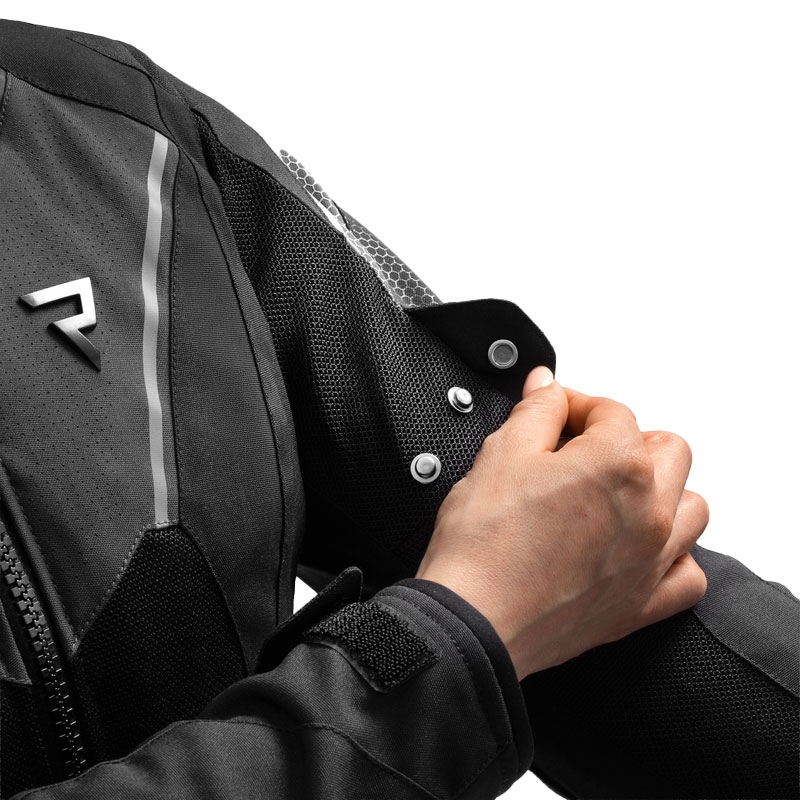 Chaqueta de moto para mujer Rebelhorn Hiflow V negra