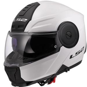 Casco de motocicleta abatible LS2 FF902 Scope II Blanco sólido