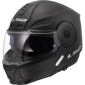 Casco de motocicleta abatible LS2 FF902 Scope II Solid negro mate