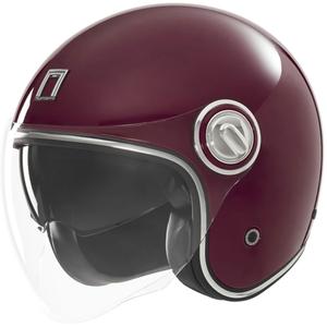 Casco de moto abierto NOX PREMIUM Heritage burdeos