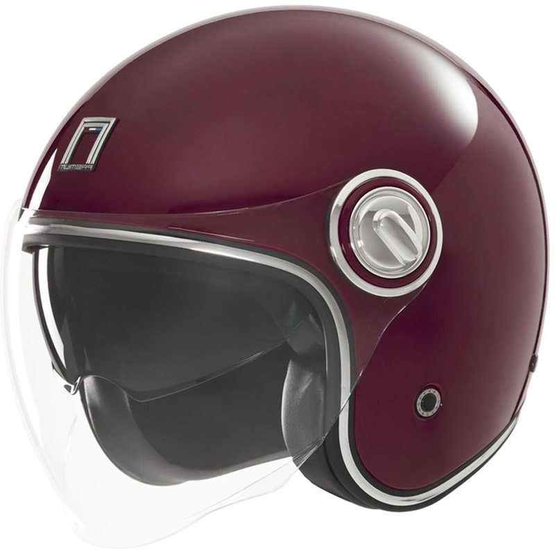 Casco de moto abierto NOX PREMIUM Heritage burdeos