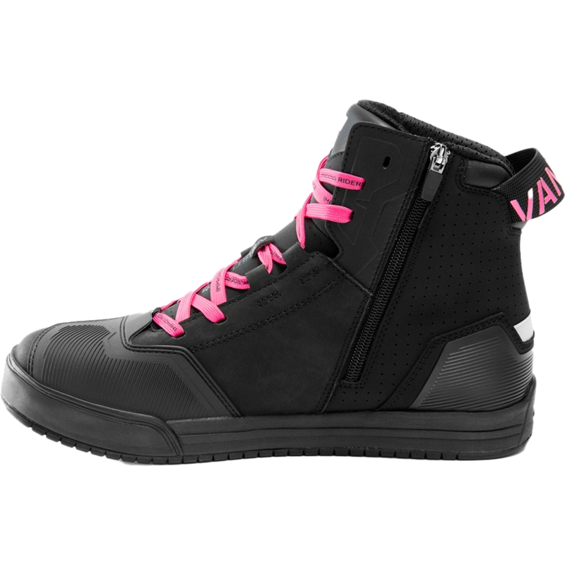 Botas de moto para mujer Rebelhorn Vandal II negro-rosa