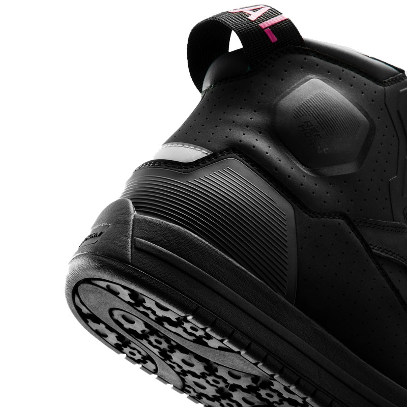 Botas de moto para mujer Rebelhorn Vandal II negro-rosa
