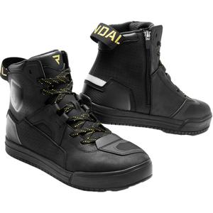 Botas de moto mujer Rebelhorn Vandal II negras y doradas