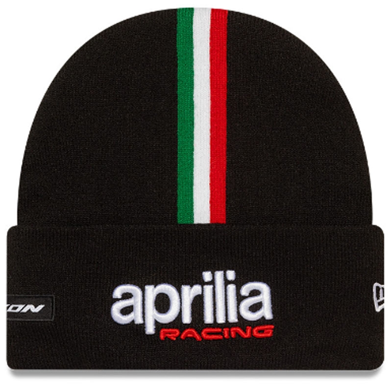 Gorra Team Wide Cuff Beanie Aprilia negra