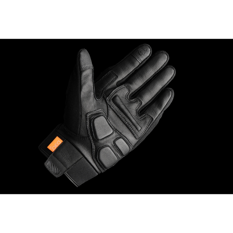 Guantes de moto Furygan Jet D3O Evo negro-azul