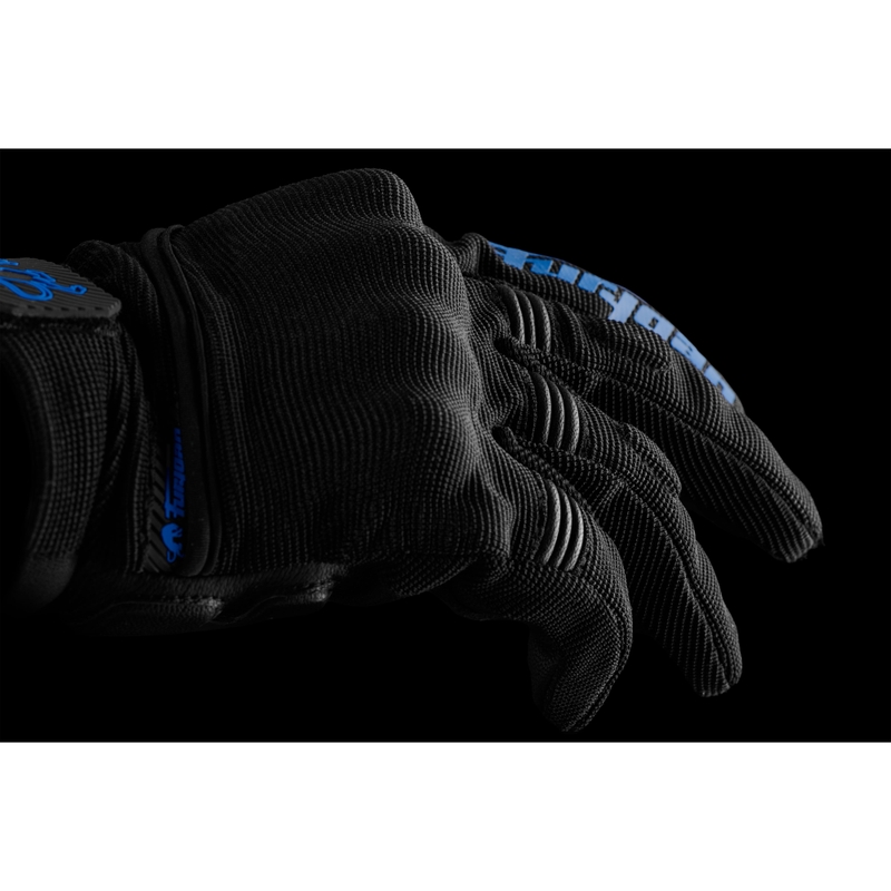 Guantes de moto Furygan Jet D3O Evo negro-azul
