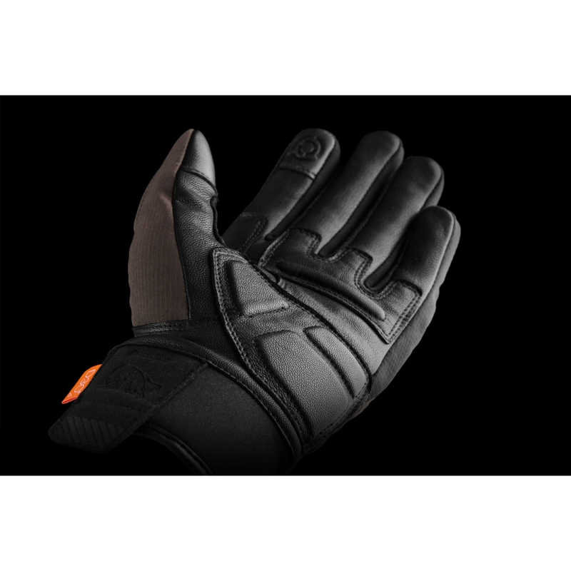 Guantes de moto Furygan Jet All Season D3O® Evo, color marrón
