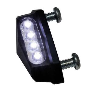 Luz de matrícula LED Highsider Smart QUADRO negra