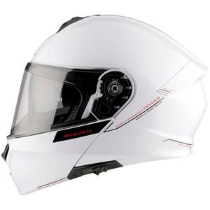 Casco de moto MT Genesis SV Solid A0 blanco brillo