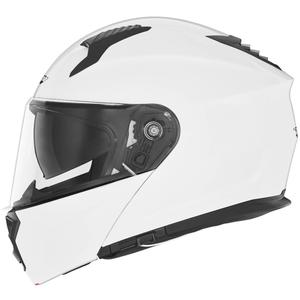 Casco de moto abatible NOX N968 blanco perla