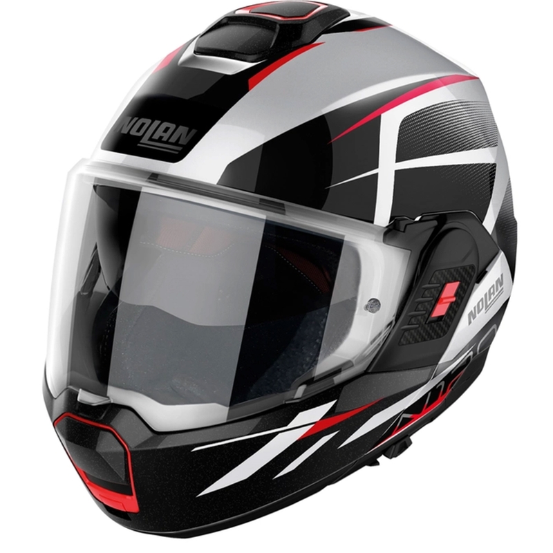 Casco modular Nolan N120-1 Nightlife N-com 27 blanco