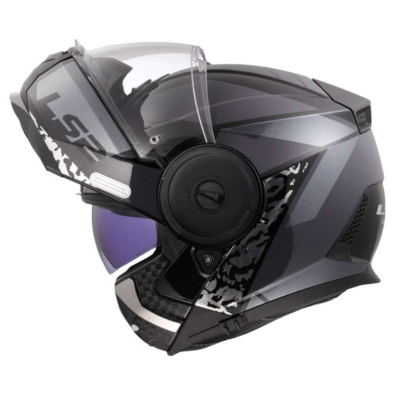 Casco de motocicleta abatible LS2 FF902 Scope II Oxyd negro-titanio