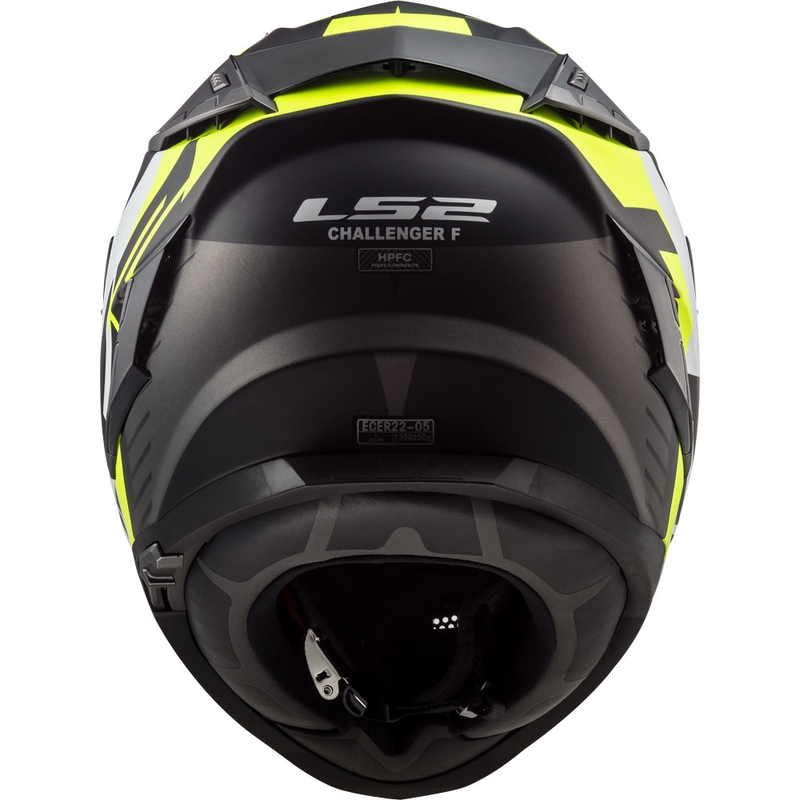 Integrální přilba na motorku LS2 FF327 Challenger Squadron černo-fluo žlutá výprodej
