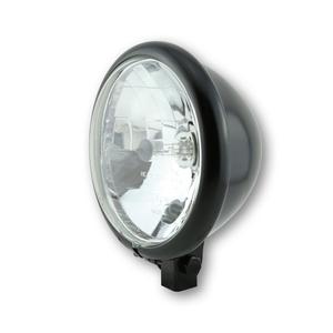 Faro delantero Highsider Smart Bates Style de 5 3/4 pulgadas con cristal transparente negro