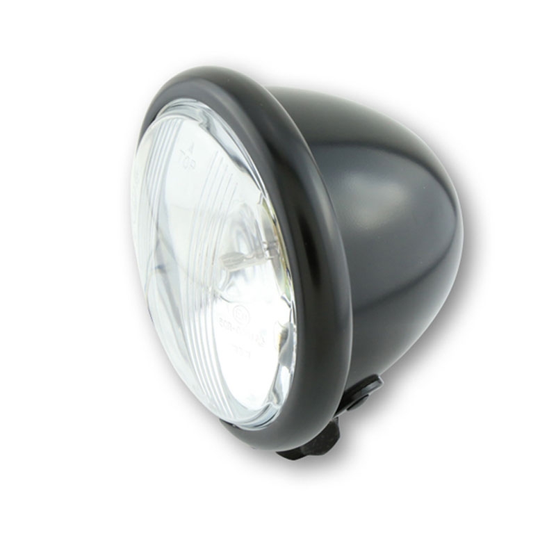 Faro delantero Highsider Smart Bates Style de 4 1/2 pulgadas, negro mate
