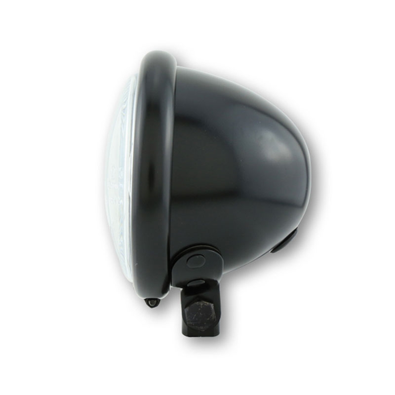 Faro delantero Highsider Smart Bates Style de 4 1/2 pulgadas, negro mate
