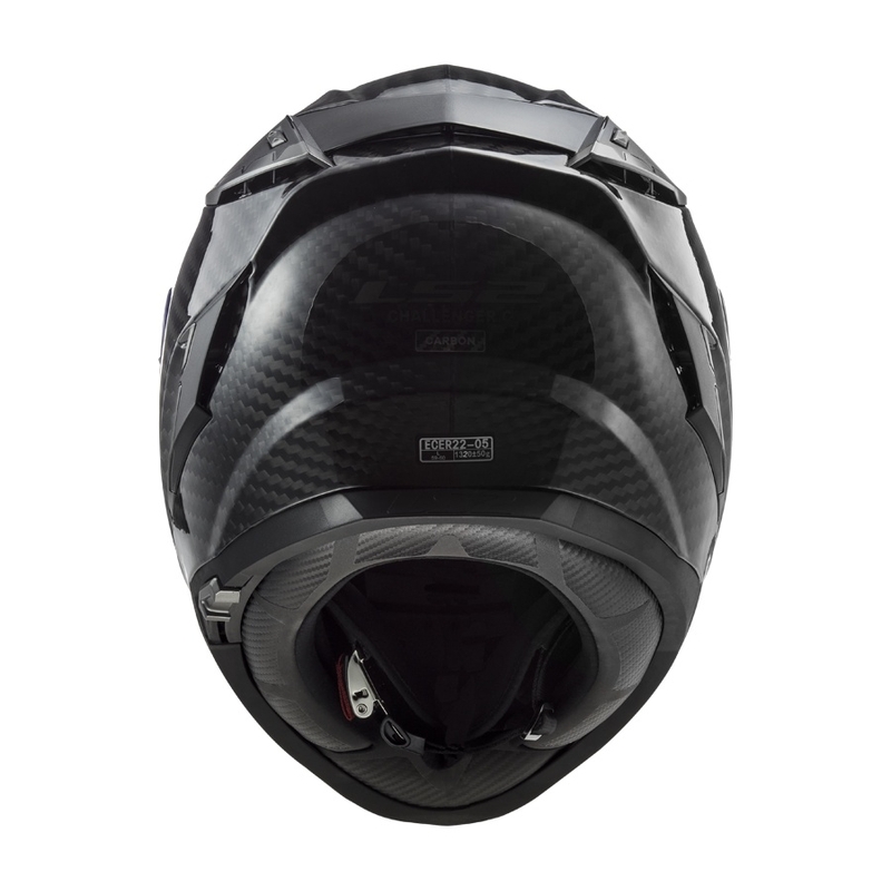 Casco integral de moto LS2 FF327 Challenger C Solid Carbon liquidación