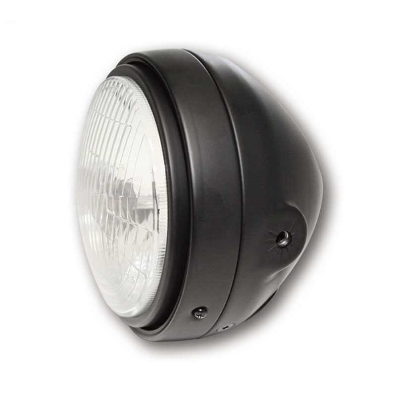 Faro delantero Highsider Smart H4 negro mate