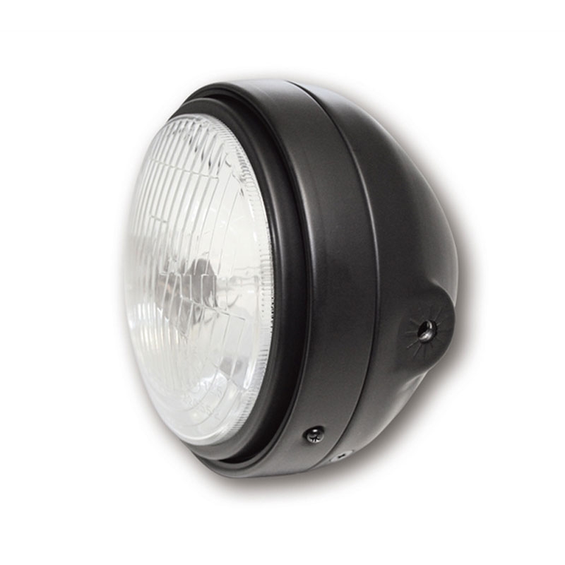 Faro delantero Highsider Smart H4 negro mate