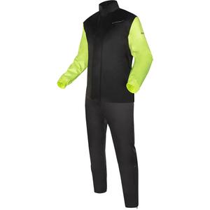 Chubasquero para moto Rebelhorn Rain amarillo fluo