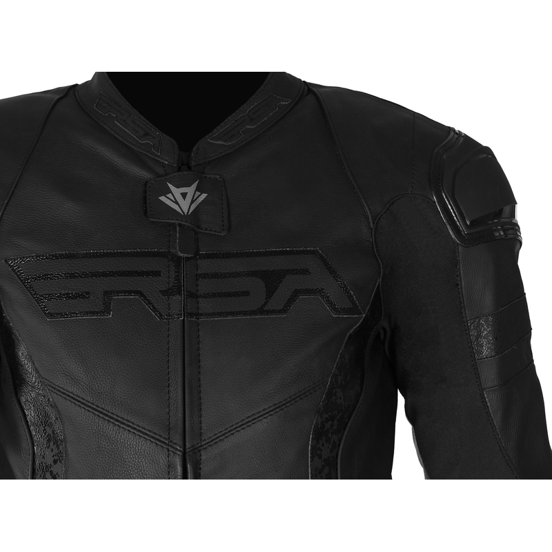 Traje de cuero para moto RSA Imola 2.1 negro
