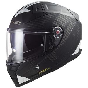 Casco integral de motocicleta LS2 FF811 Vector II Splitter blanco-negro