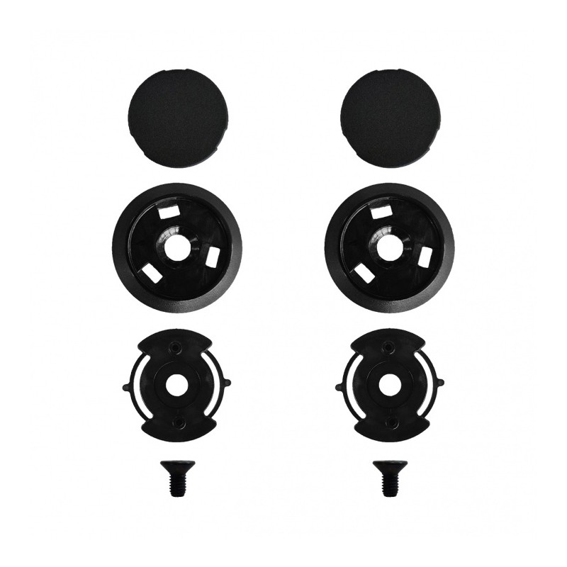 Accesorios de repuesto para viseras de casco Nexx Y.10, color negro