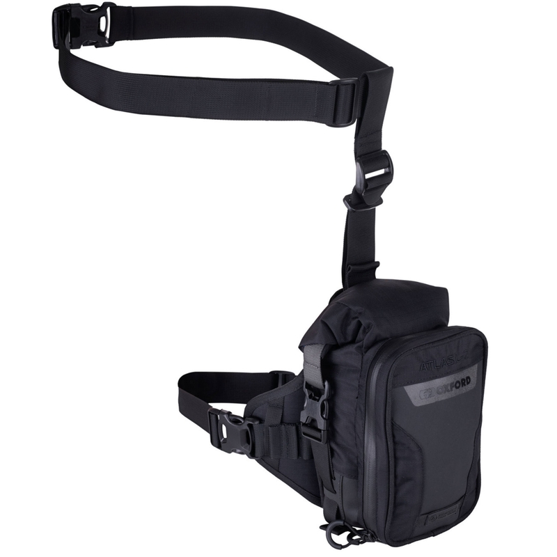 Bolsa de muslo Oxford Atlas L-2 negra de 2 l