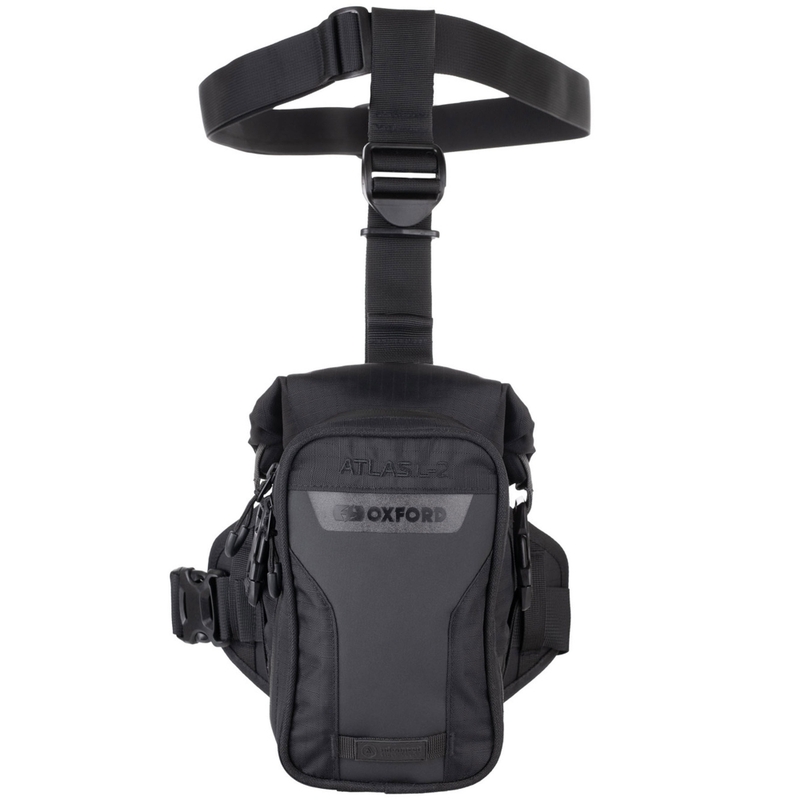 Bolsa de muslo Oxford Atlas L-2 negra de 2 l