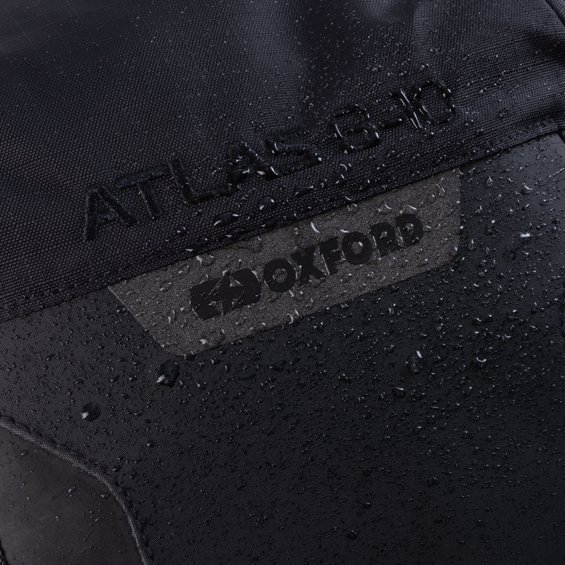 Mochila para moto Oxford Atlas B-10 negra de 10 l