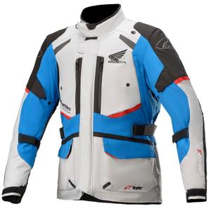 Chaqueta de moto Alpinestar Andes Drystar Honda gris-negro-azul-rojo