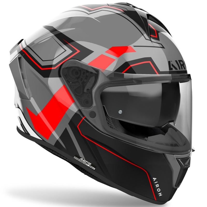 Casco integral para moto Airoh SPARK 2 Dart rojo brillante