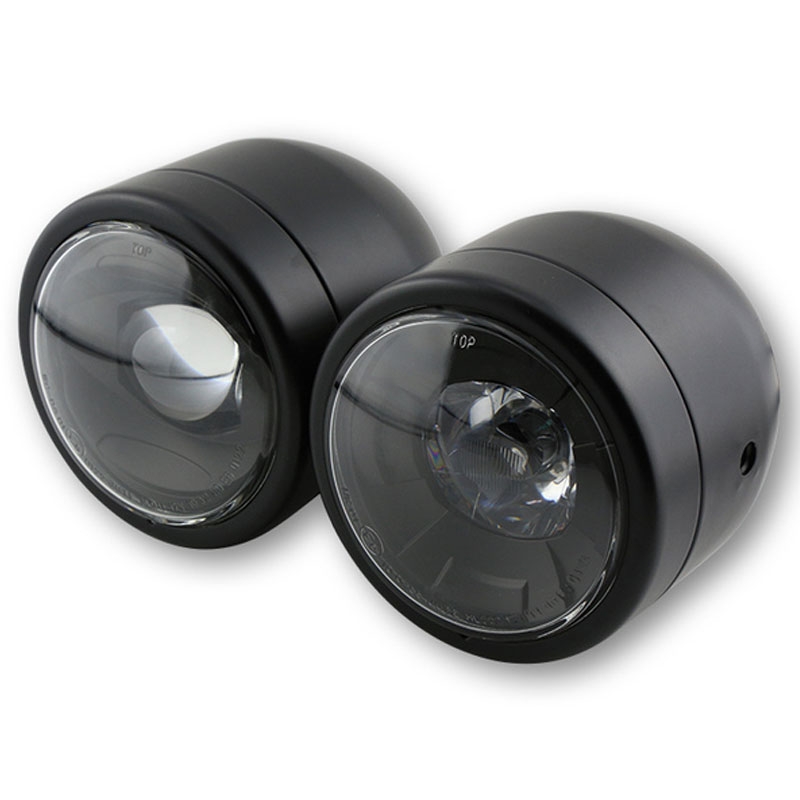 Faro delantero Highsider Smart Twin LED negro